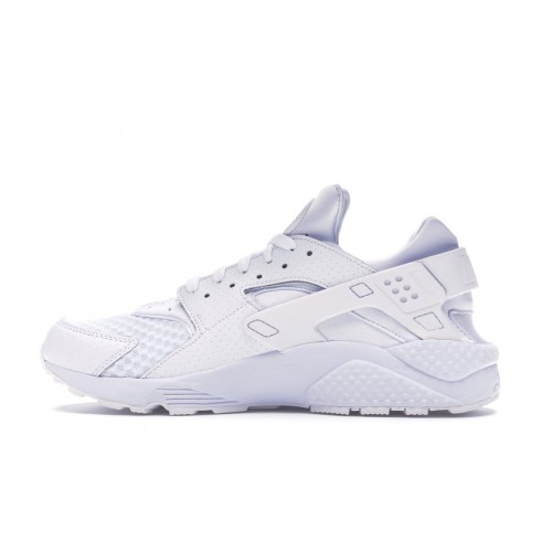 Кроссы Nike Air Huarache White Platinum - мужская сетка размеров