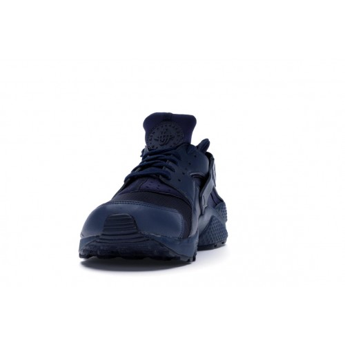 Кроссы Nike Air Huarache Triple Navy - мужская сетка размеров