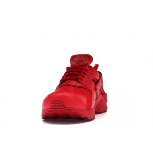 Кроссы Nike Air Huarache Triple Red - мужская сетка размеров