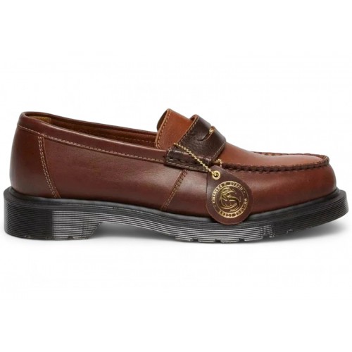 Dr. Martens Penton Leather Loafer Brown Amber - мужская сетка размеров