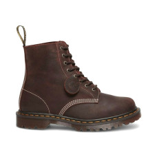 Dr. Martens 1460 Wax Commander Lace Up Boots Brown