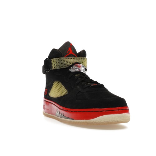 Кроссы Jordan 5 Retro Fusion Red - мужская сетка размеров