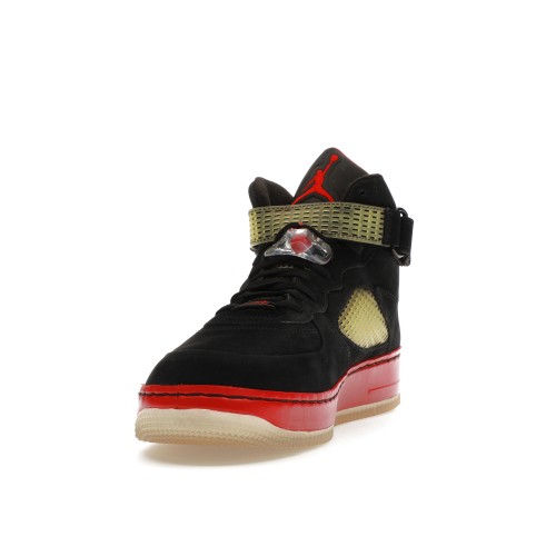Кроссы Jordan 5 Retro Fusion Red - мужская сетка размеров