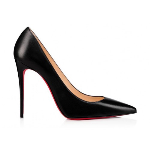 Christian Louboutin Kate 100mm Pump Black Nappa Leather - женская сетка размеров