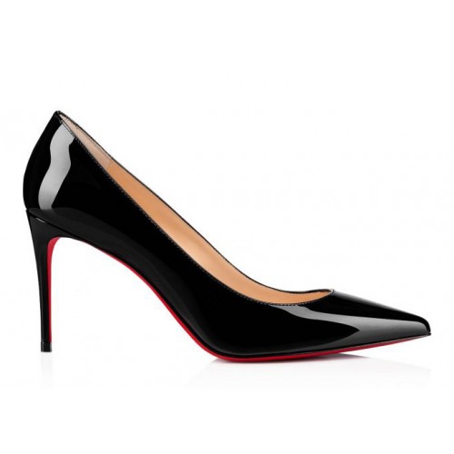 Christian Louboutin Kate 85mm Pump Black Patent Leather - женская сетка размеров