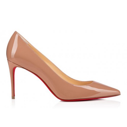 Christian Louboutin Kate 85mm Pump Nude Patent Leather - женская сетка размеров