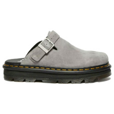 Dr. Martens Zebzag Suede Slingback Platform Mule Grey