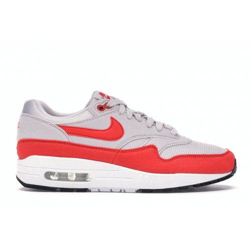 Кроссы Nike Air Max 1 Habanero Red (W) - женская сетка размеров