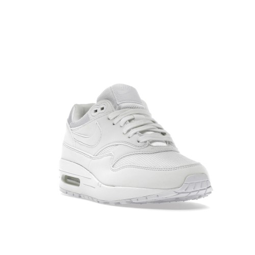 Кроссы Nike Air Max 1 Triple White (W) - женская сетка размеров