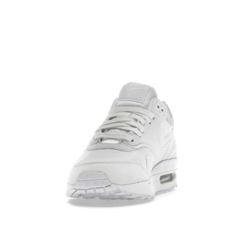 Кроссы Nike Air Max 1 Triple White (W) - женская сетка размеров