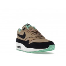 Женские кроссовки Nike Air Max 1 Desert Black Green Glow (W)
