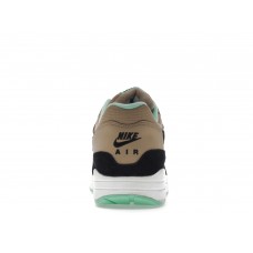 Женские кроссовки Nike Air Max 1 Desert Black Green Glow (W)