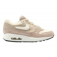 Женские кроссовки Nike Air Max 1 String Sail Light Cream Black (W)