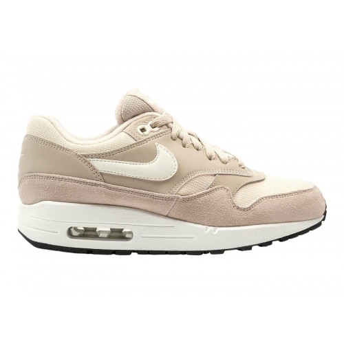 Кроссы Nike Air Max 1 String Sail Light Cream Black (W) - женская сетка размеров
