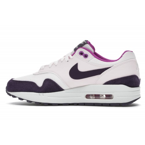 Кроссы Nike Air Max 1 Light Soft Pink Grand Purple (W) - женская сетка размеров