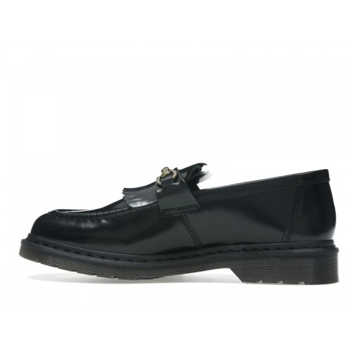 Dr. Martens Adrian Snaffle Smooth Leather Tassel Loafer Black - мужская сетка размеров