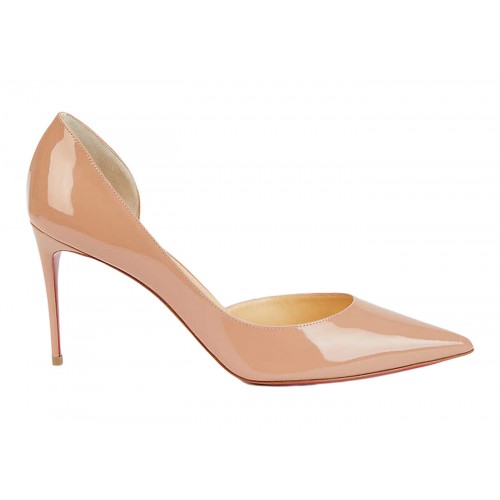 Christian Louboutin Iriza 85mm Pump Nude Patent Leather - женская сетка размеров