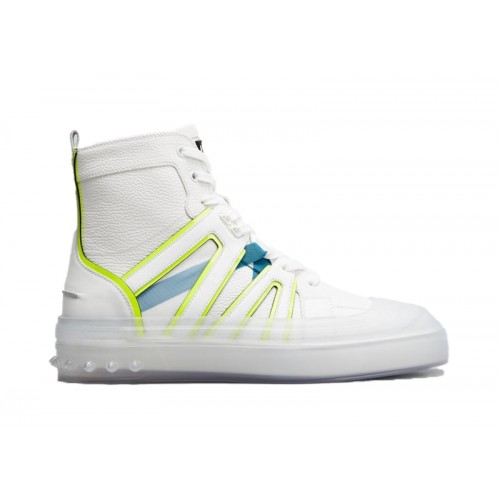 Christian Louboutin Vida High Top White Neon - мужская сетка размеров