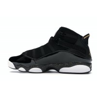 Jordan 6 Rings Black Metallic Gold White