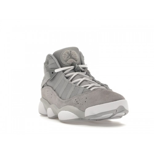Air Jordan 6 Rings Wolf Grey - мужская сетка размеров