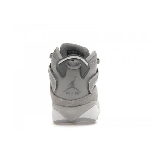 Air Jordan 6 Rings Wolf Grey - мужская сетка размеров