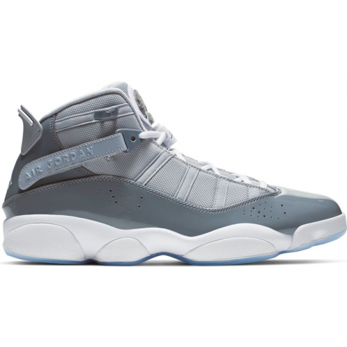 Кроссы Jordan 6 Rings Cool Grey White - мужская сетка размеров