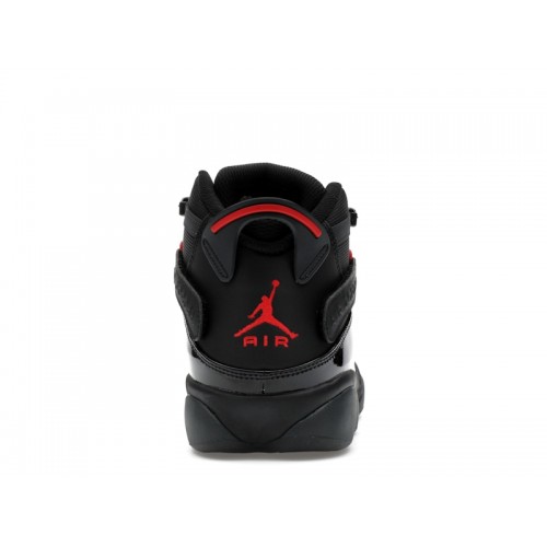 Air Jordan 6 Rings Anthracite Fire Red - мужская сетка размеров