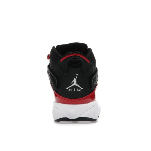 Кроссы Jordan 6 Rings Black Gym Red White - мужская сетка размеров