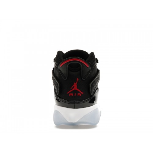 Air Jordan 6 Rings Black Gym Red - мужская сетка размеров