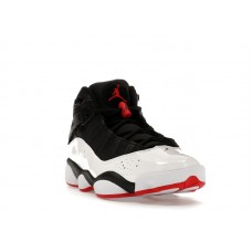 Jordan 6 Rings Black White Varsity Red