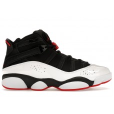 Jordan 6 Rings Black White Varsity Red