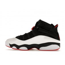 Jordan 6 Rings Black White Varsity Red