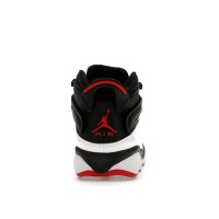 Jordan 6 Rings Black White Varsity Red