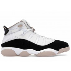 Jordan 6 Rings White Fossil Stone Black
