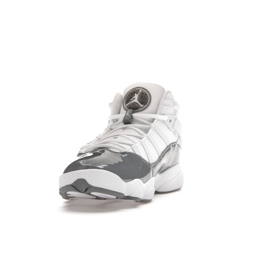 Кроссы Jordan 6 Rings White Cool Grey - мужская сетка размеров