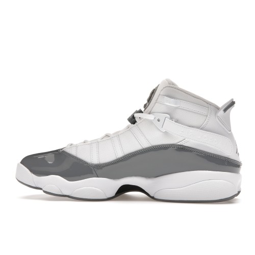 Кроссы Jordan 6 Rings White Cool Grey - мужская сетка размеров