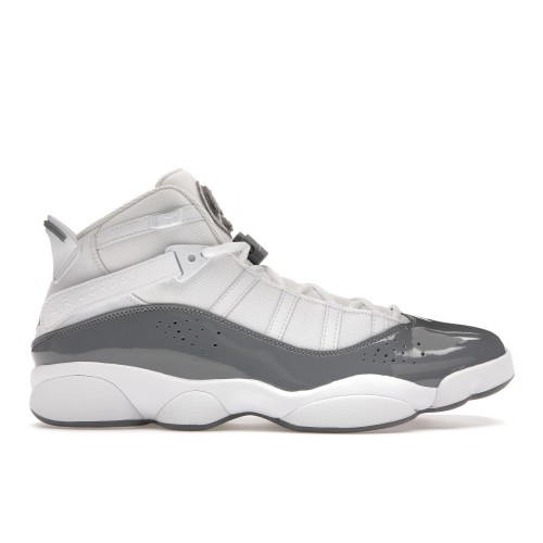 Кроссы Jordan 6 Rings White Cool Grey - мужская сетка размеров