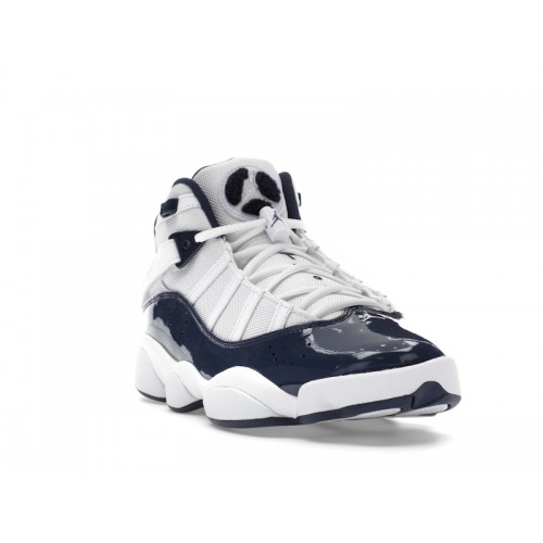 Air Jordan 6 Rings Midnight Navy - мужская сетка размеров