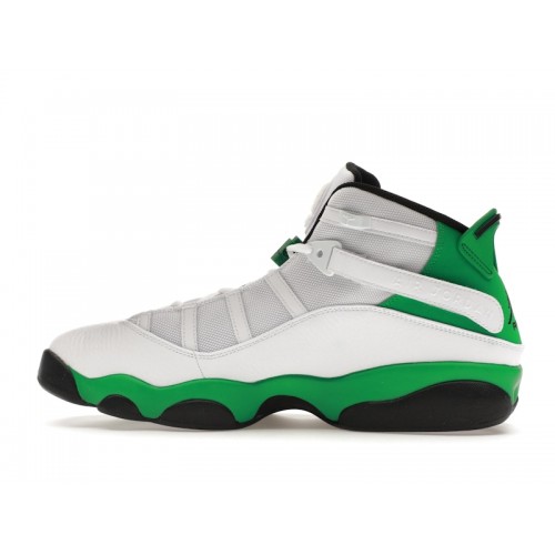 Air Jordan 6 Rings White Lucky Green - мужская сетка размеров
