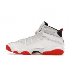 Jordan 6 Rings White University Red Black