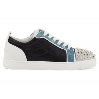 Christian Louboutin Louis Junior Spikes Orlato Flat Multi Black