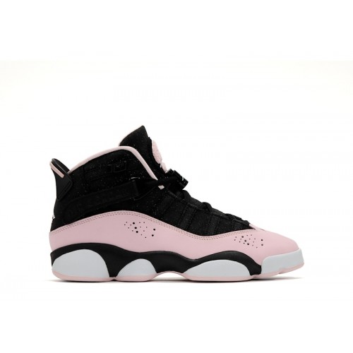 Air Jordan 6 Rings GS Black Pink Foam - подростковая сетка размеров