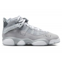 Подростковые Jordan 6 Rings Wolf Grey White Cool Grey (GS)