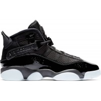 Подростковые Jordan 6 Rings Black White (GS)