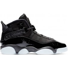 Подростковые Jordan 6 Rings Black White (GS)