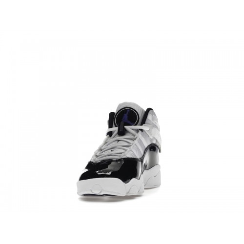 Air Jordan 6 Rings GS White Black - подростковая сетка размеров