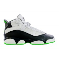 Подростковые Jordan 6 Rings White Black Green (GS)