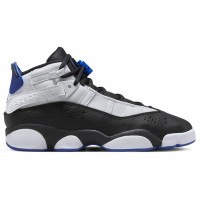 Подростковые Jordan 6 Rings White Black Game Royal (GS)