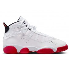 Подростковые Jordan 6 Rings White University Red (GS)