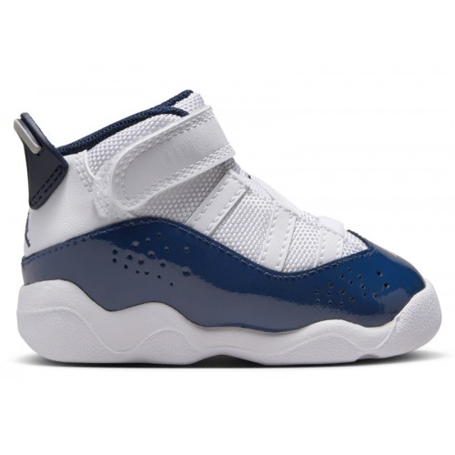 Air Jordan 6 Rings TD Midnight Navy - детская сетка размеров